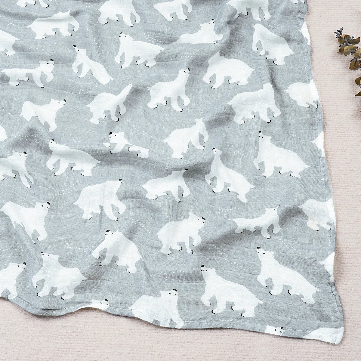 Cute Soft Print Baby Towel Wrap