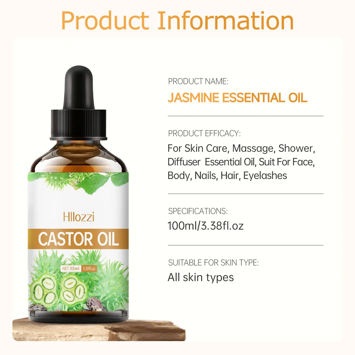 Castor essential oil