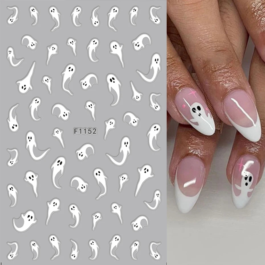 Luminous Halloween Nail Stickers