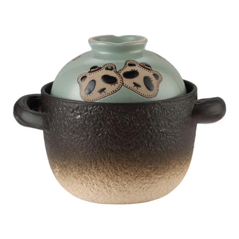 Casserole One Person Earthenware Japanese Style High Temperature Resistant Stew Pot Gas Rice Noodle Congee Tile Pot
