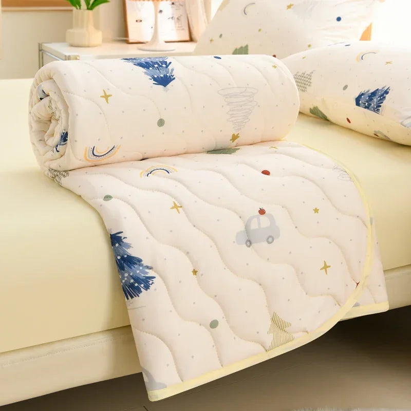 New Floral Print Soft Comfortable Quilt