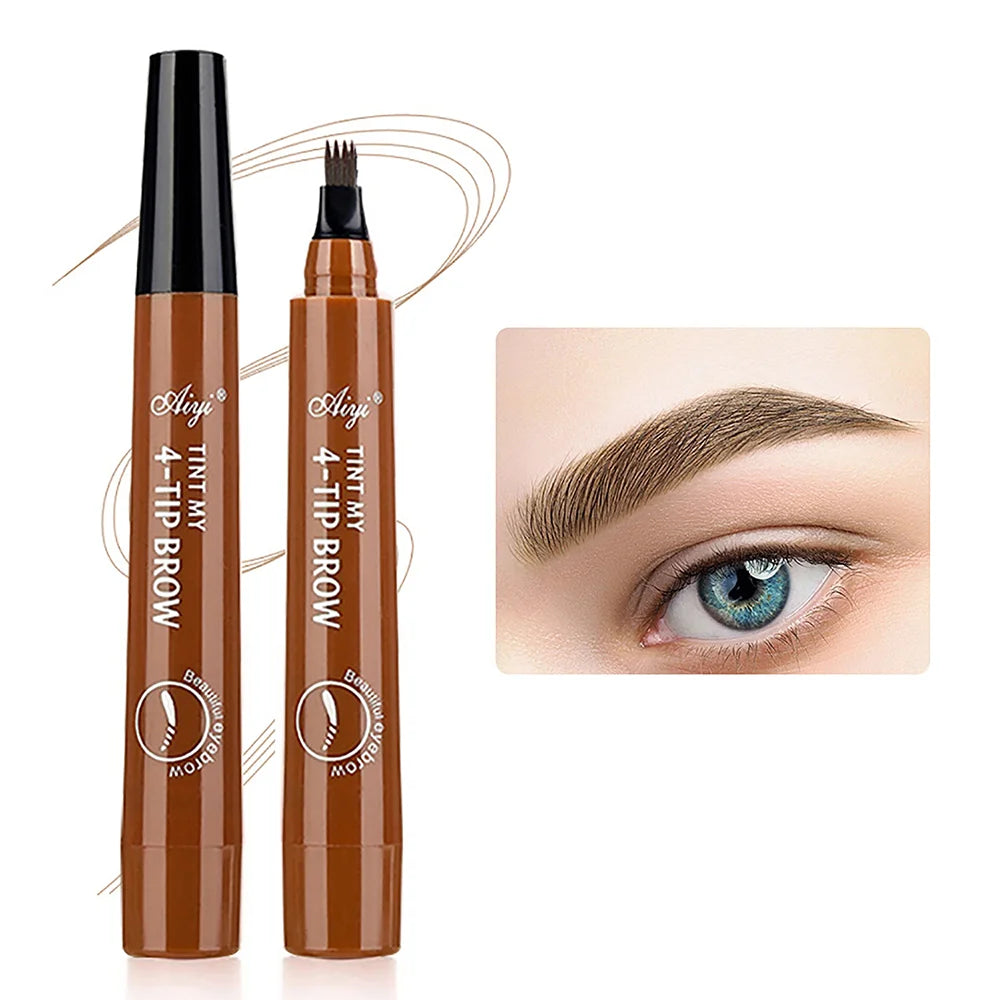 4 fork micro blading eyebrow pencil