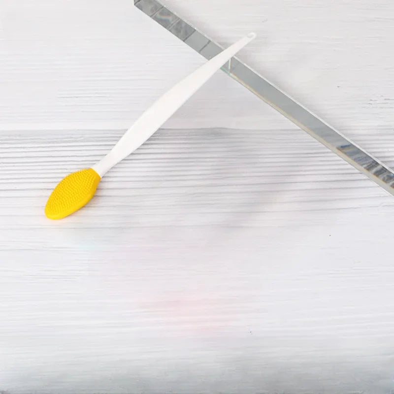 Skin Care Lip Exfoliating Facial Cleansing Face Scrub Nose Clean Brush Blackhead Remove Silicone Double-Sided Skin Care Tool