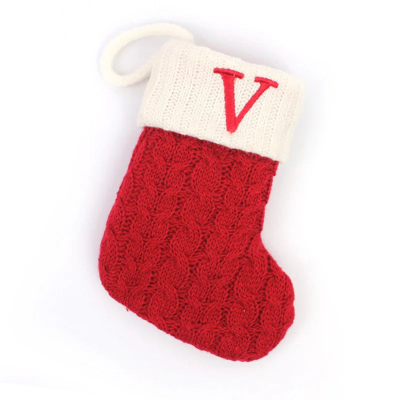 Christmas Boots Letters Christmas Stocking