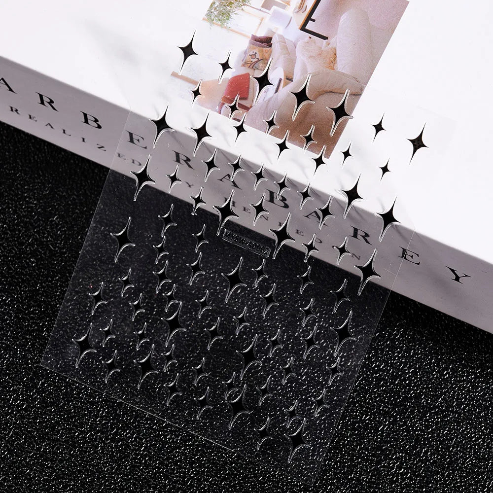 3 D Bronzing Nail Art Sticker