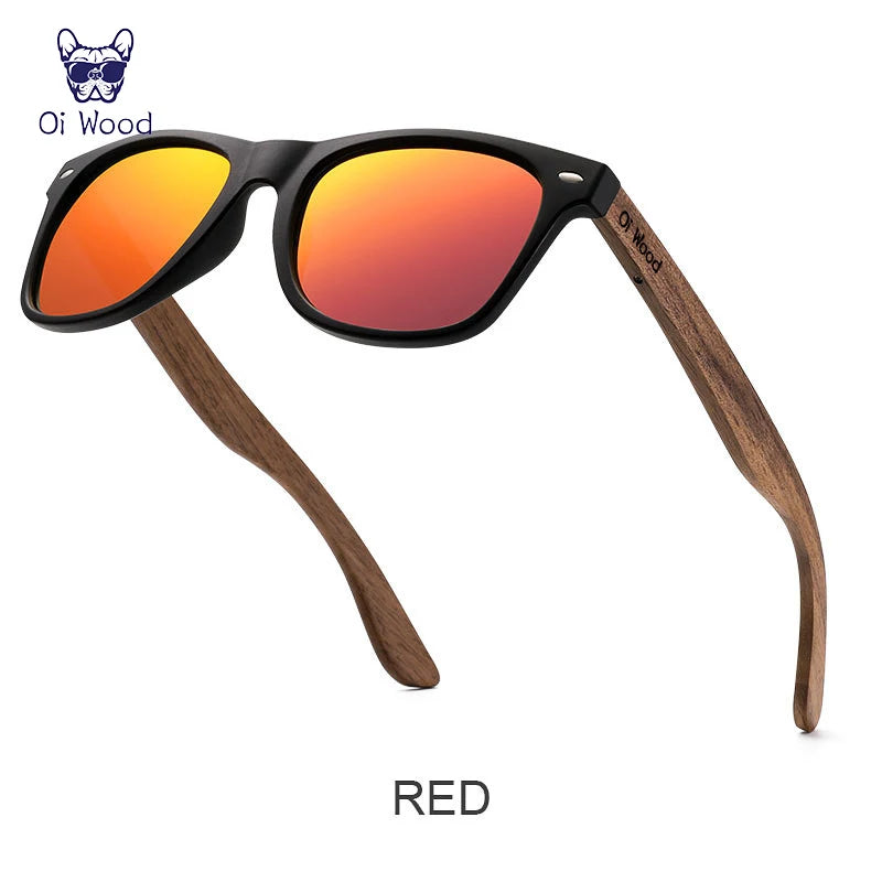 Natural Wooden Polarized Fashion Sun Glasses
