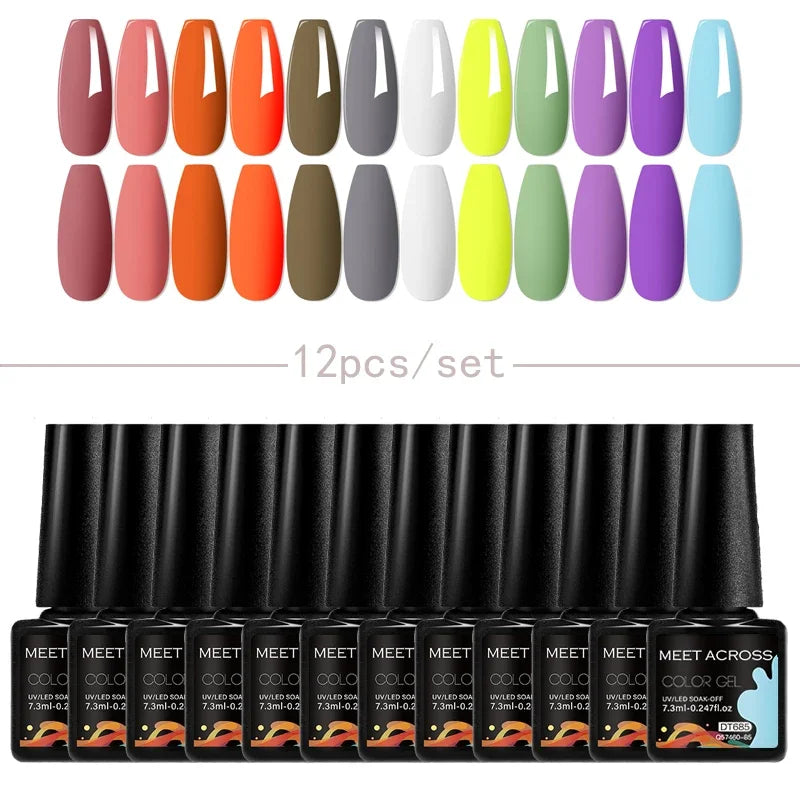 Gel Nail Polish Set UV Gel LED Nail Art