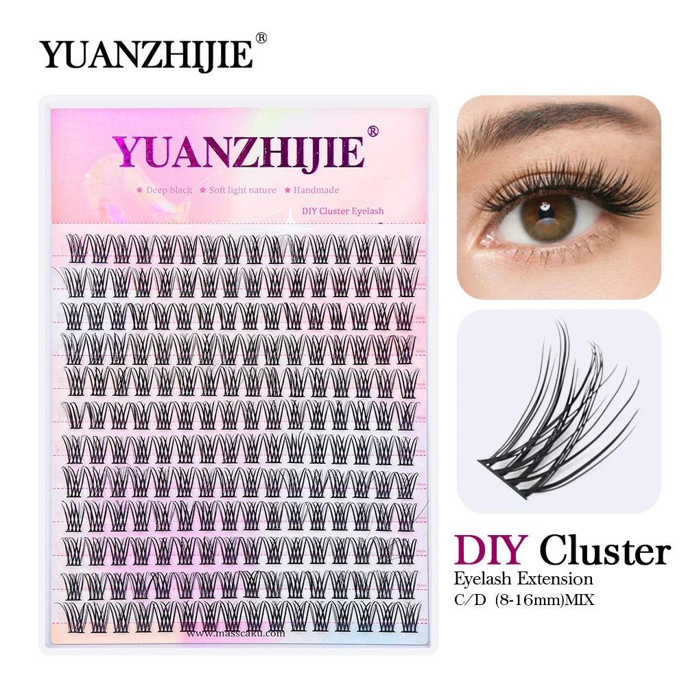 Cluster Lashes 3D Natural Bunch Curl