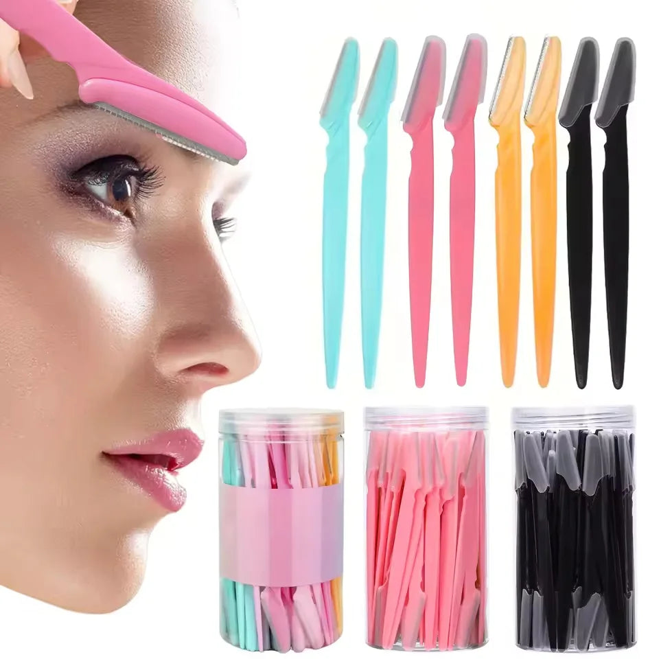 10/40 Pcs Eyebrow Trimmer Face Blade