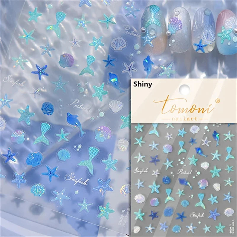 Soft Relief Decoration Nail Art Stickers