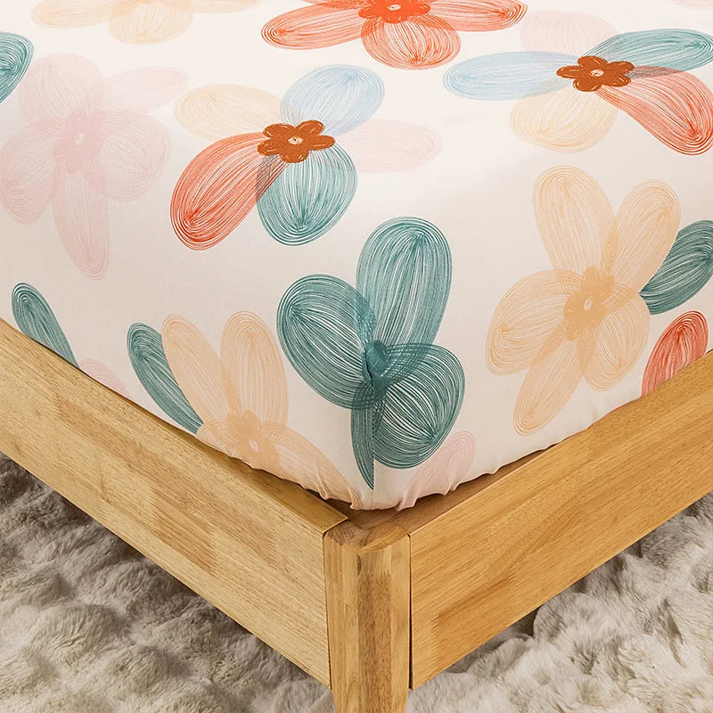 3 PC Floral Bed Sheet Set