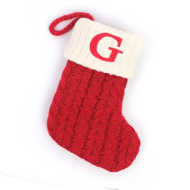 Christmas Boots Letters Christmas Stocking