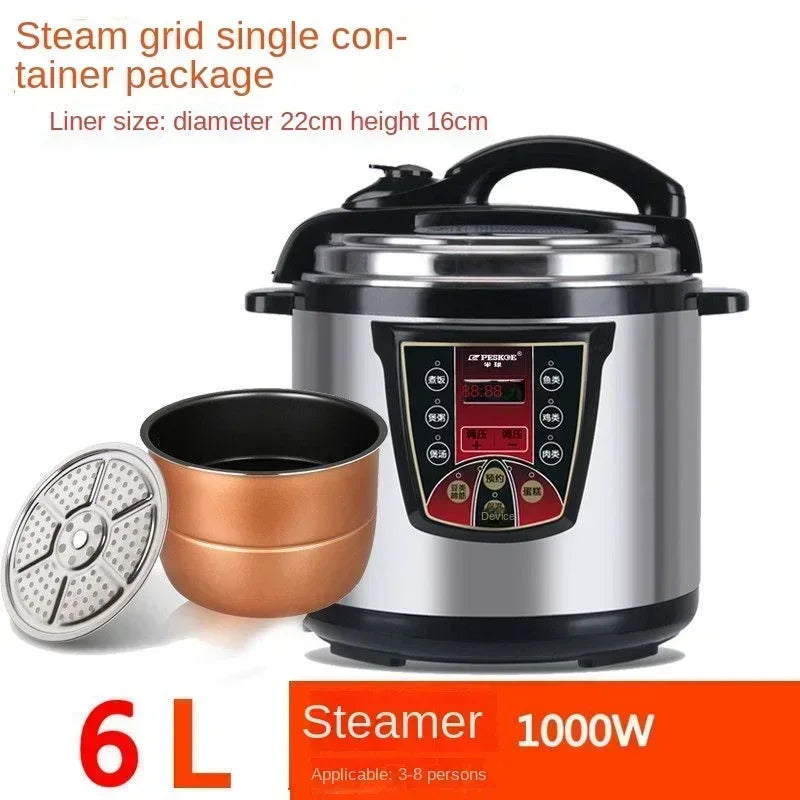 Household and commercial electric pressure cooker. Large capacity. Intelligent reservation. High pressure rice cooker.
