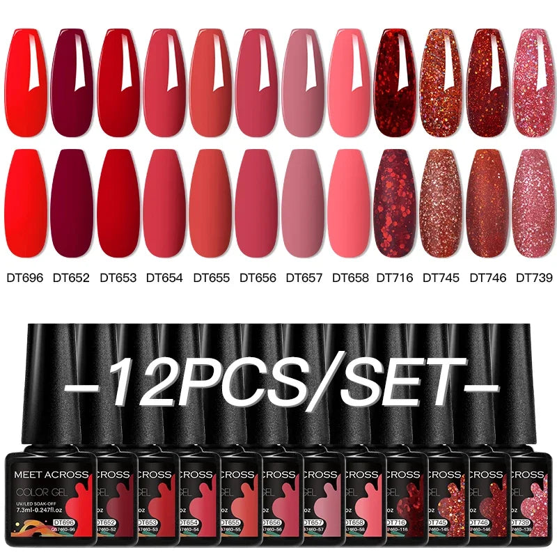 Gel Nail Polish Set UV Gel LED Nail Art