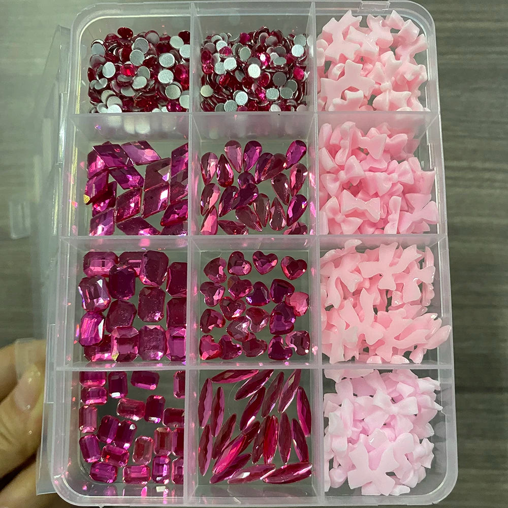 3D Multi-Shapes Flower Butterfly Nail Art