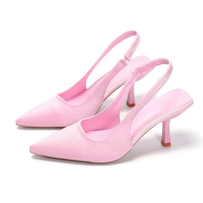 Women Luxury Pointed Toe Pumps Sandals