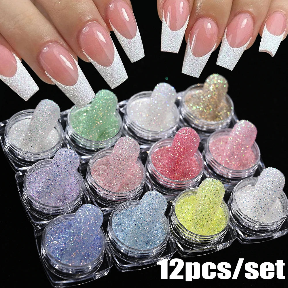 Sparkly Holographic Fine Sugar Nail Powder
