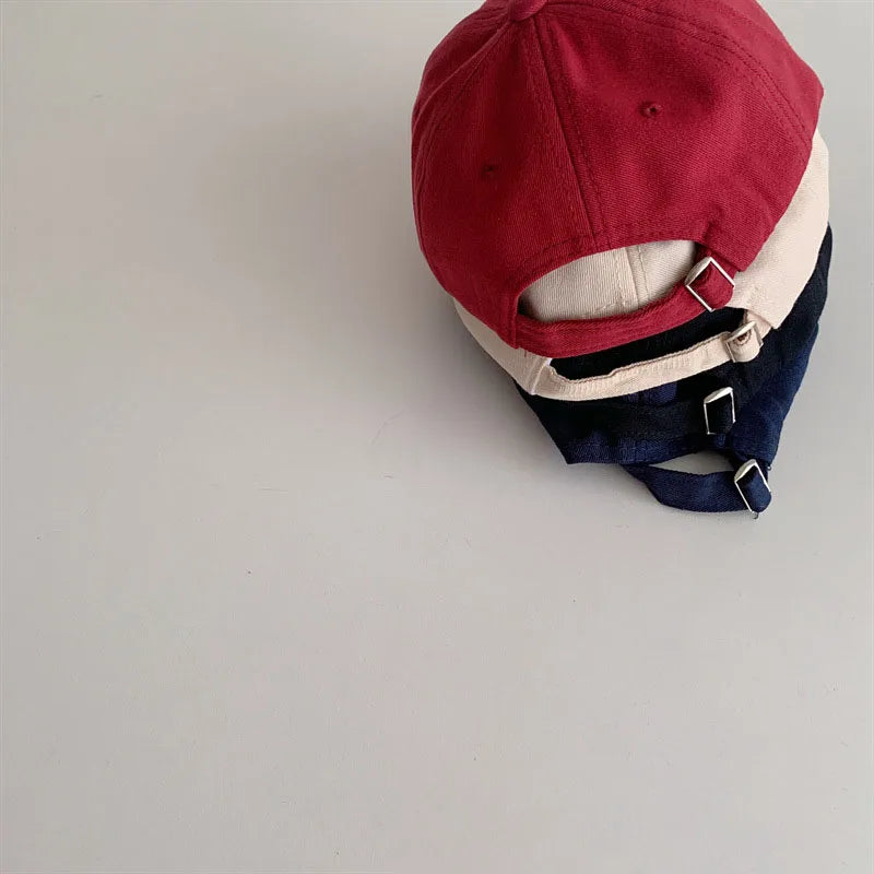 Korean Baby Baseball Letter Embroidery Cap