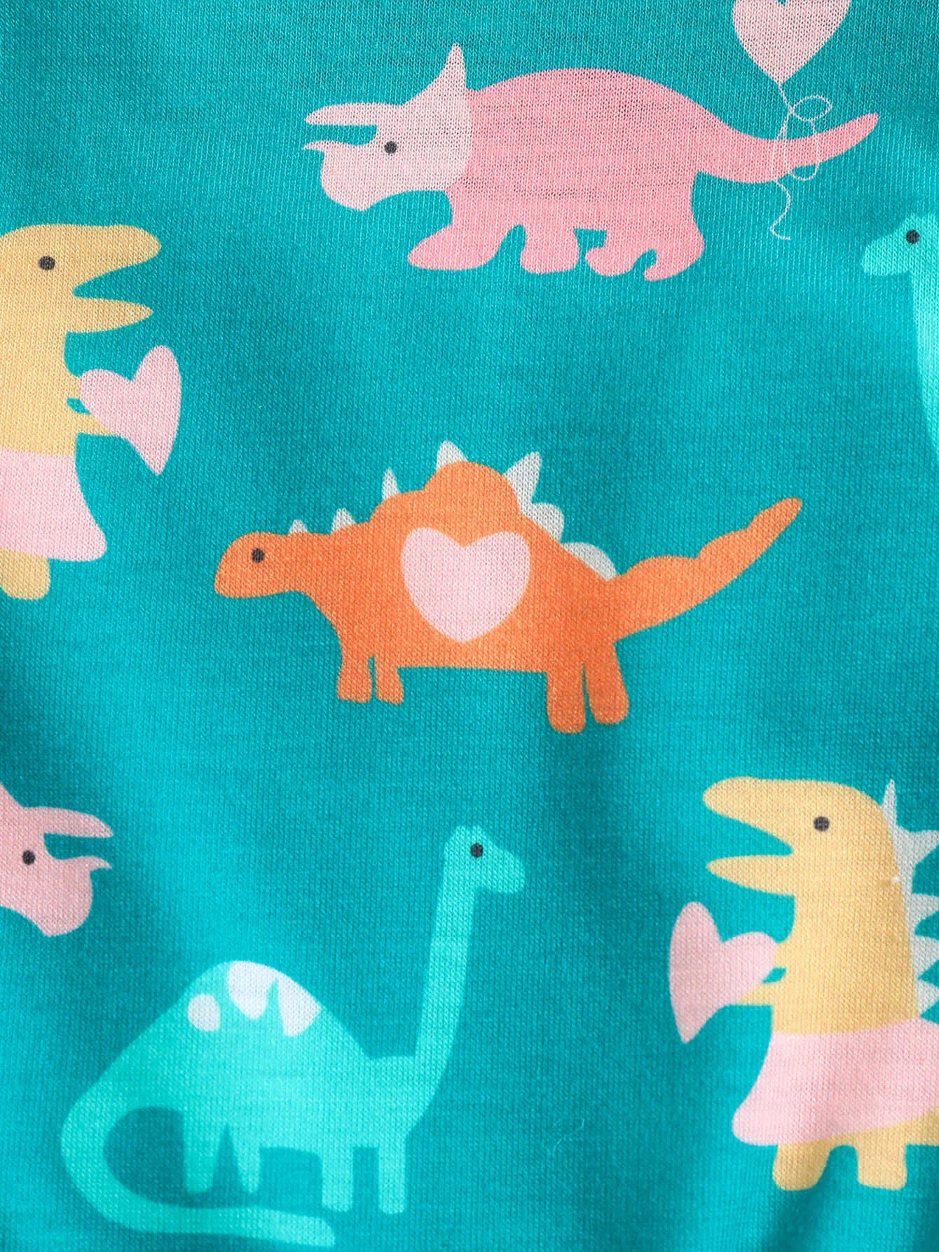 Princess Dinosaur Print Mesh Dress For Kids