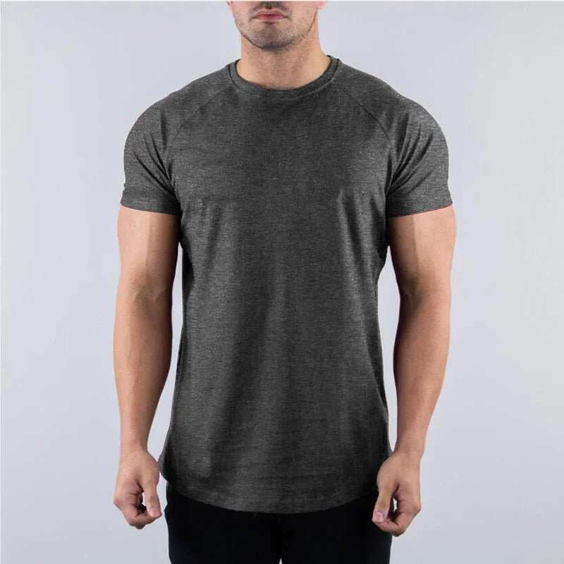 Plain Summer Cotton Breathable T-shirts for Men