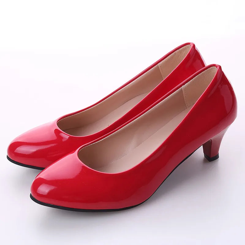 Women Office Work White Pumps Party Shoes