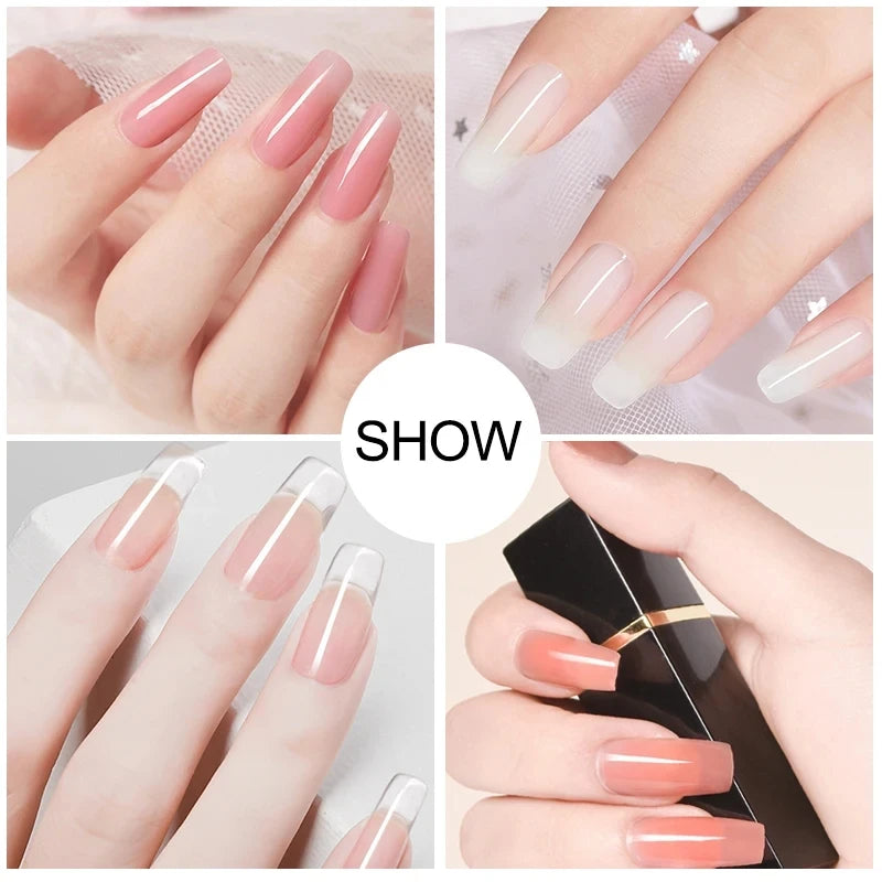 Gel Nail Polish Kit With UV Nail Lamp+Tools