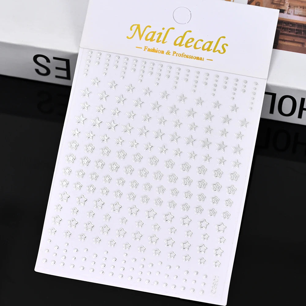 3 D Bronzing Nail Art Sticker