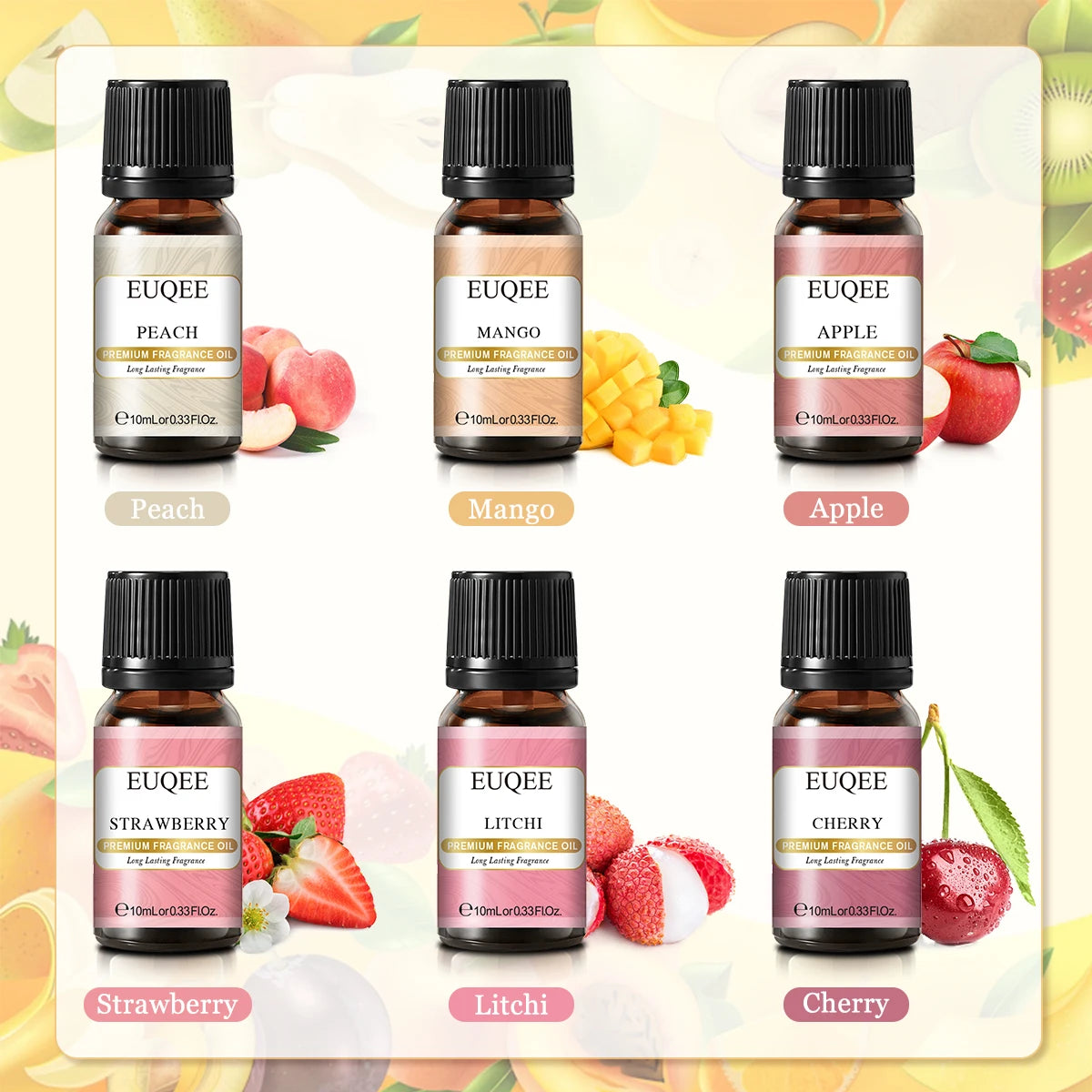 6pcs/set Fragrance Sweet Fruit Aroma Oils