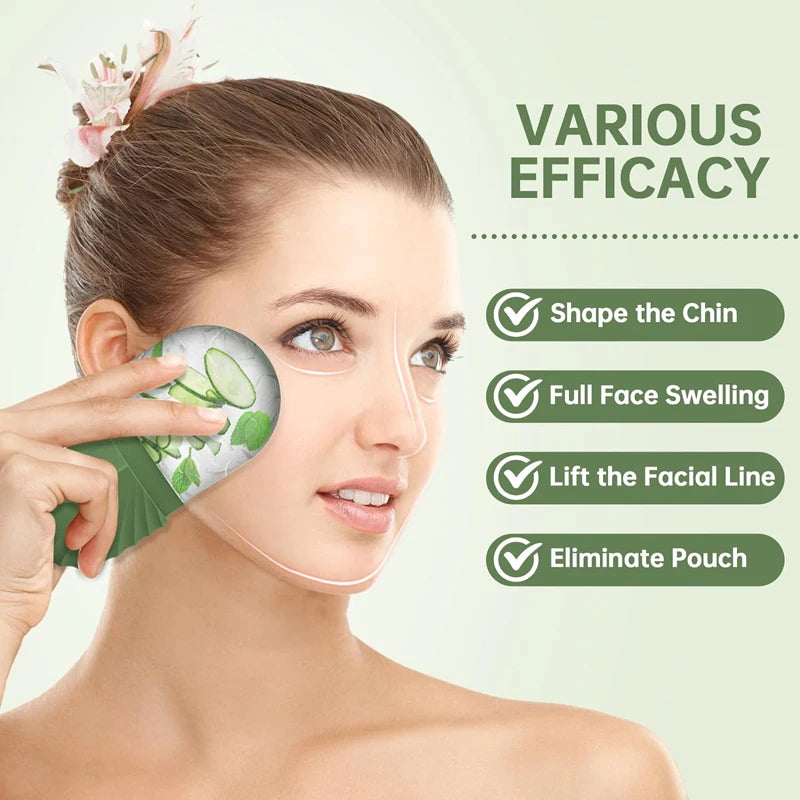 Ice Face Roller Ice Cube Beauty Massage Facial Roller