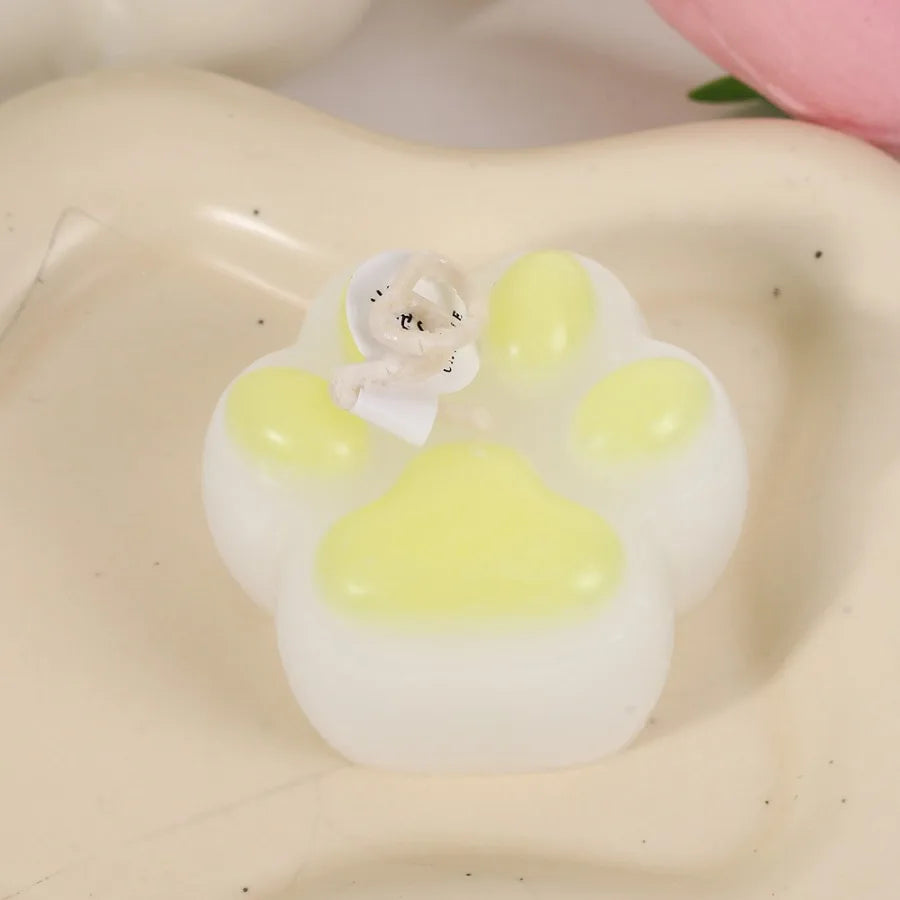 1pc/4pc Cat Paw Design Scented Candle ,For Birthday, Valentine's Day, Diy Home Decoration, party decoration, wedding souvenirs