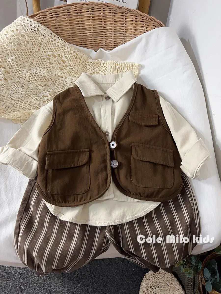 Korean top children's cardigan outdoor wear