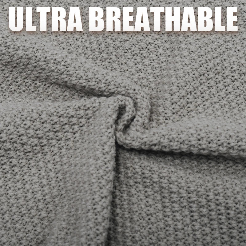 Embroidered Name Knitted Blanket