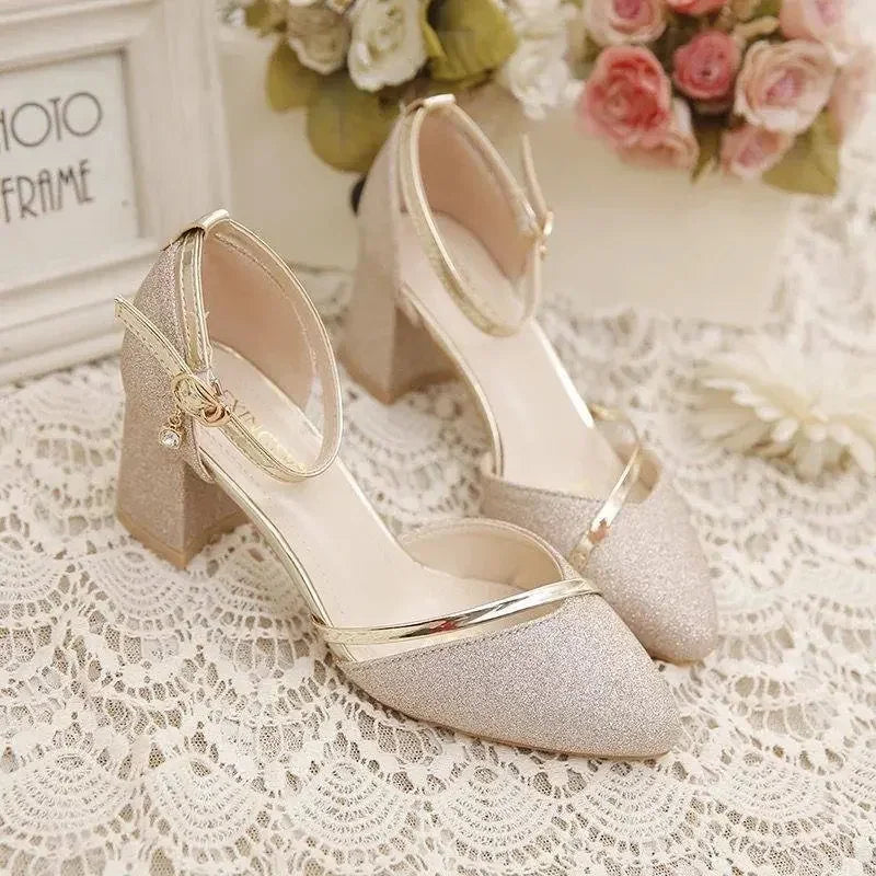 Women's Shoes One Word Buckle Fashion Sandals