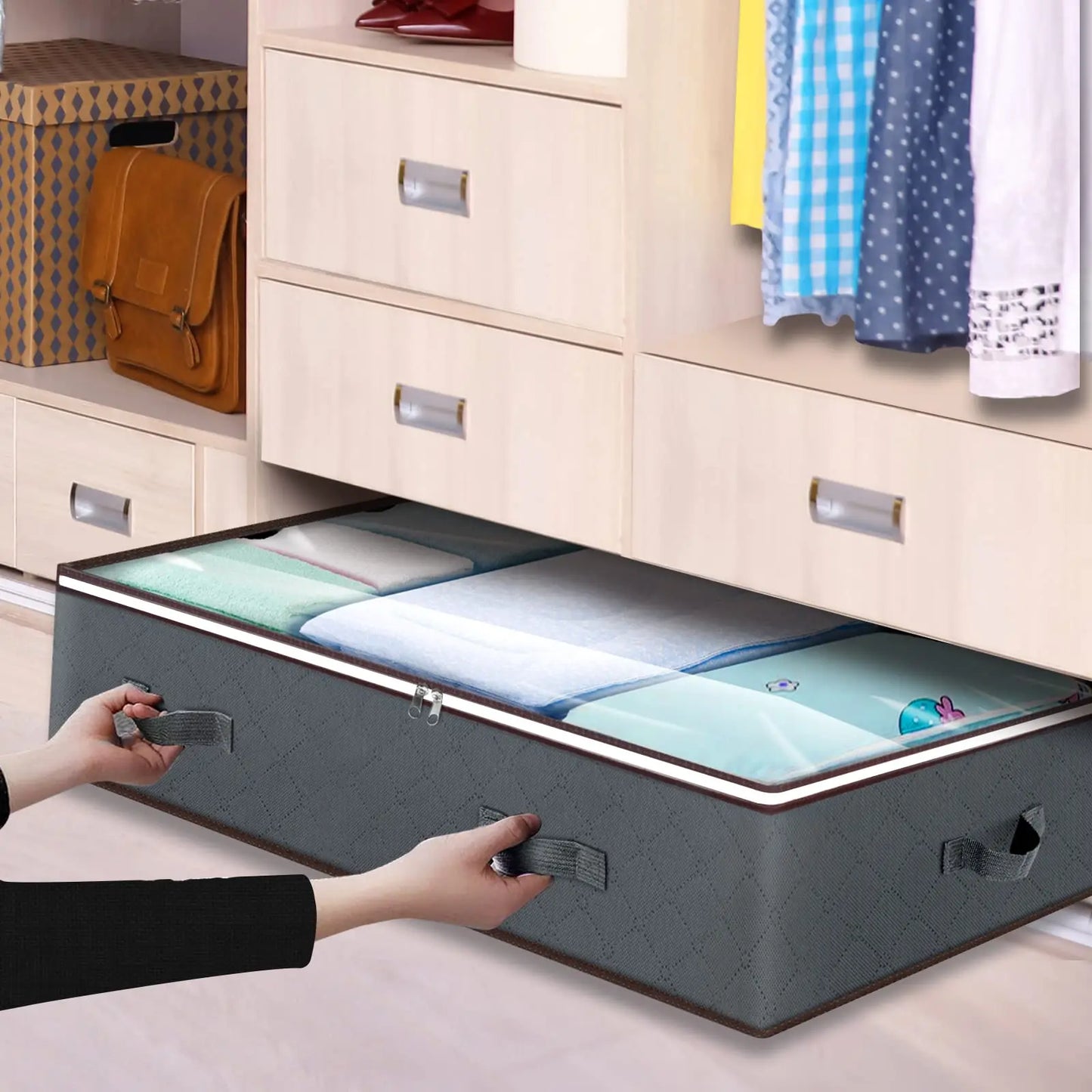 Fold-able Under Bed Storage