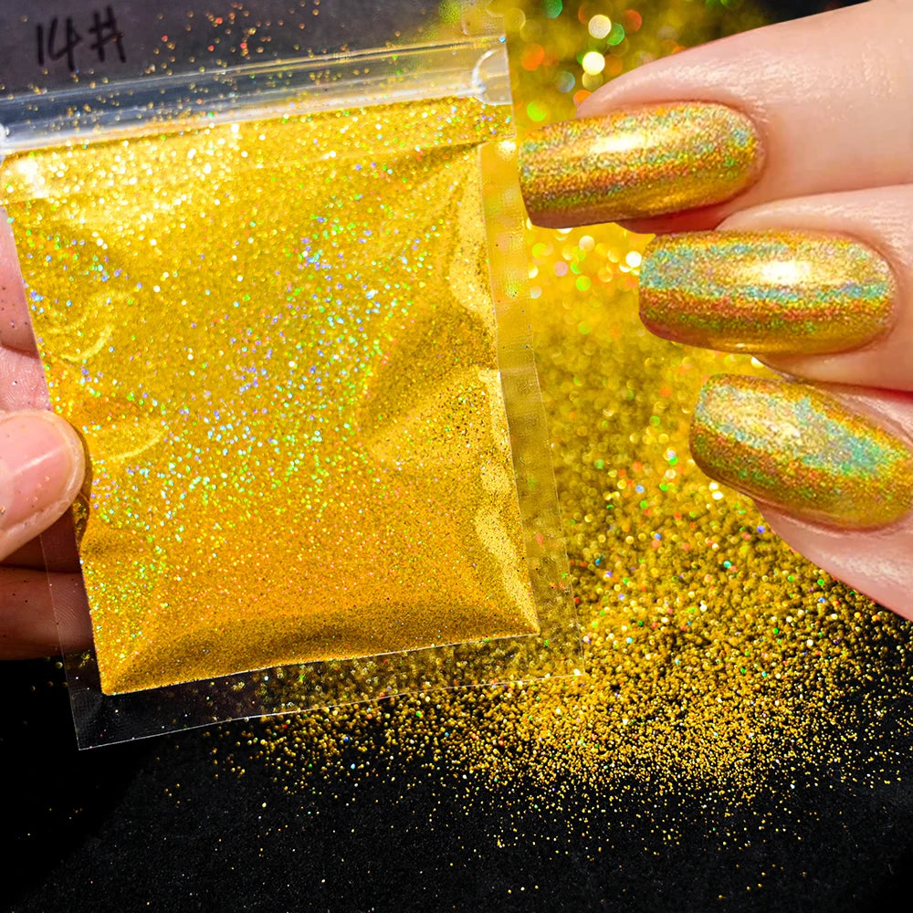 Glitter Snow White Nail Art Sugar Powder