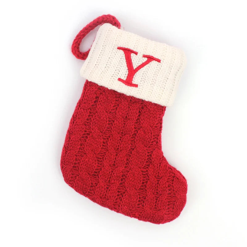 Christmas Boots Letters Christmas Stocking
