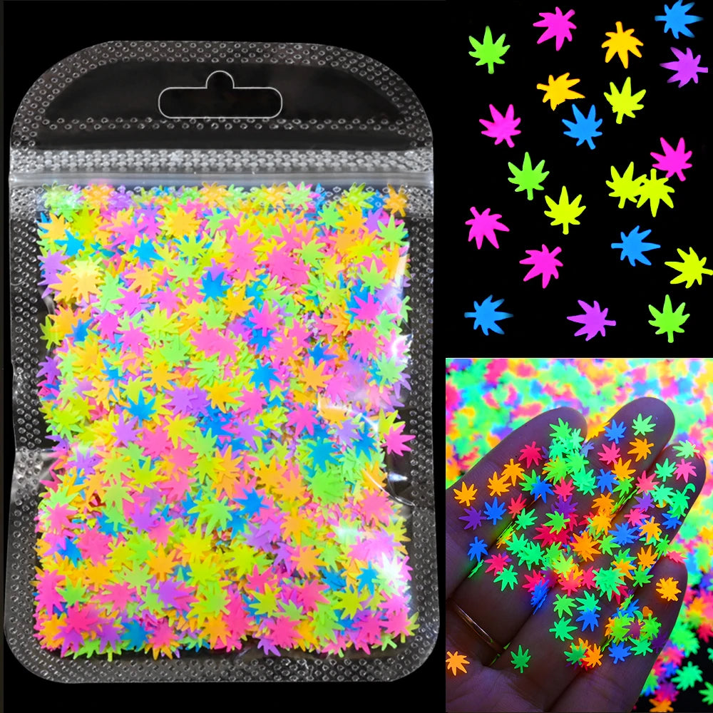 Luminous Nail Powder Glow In The Dark