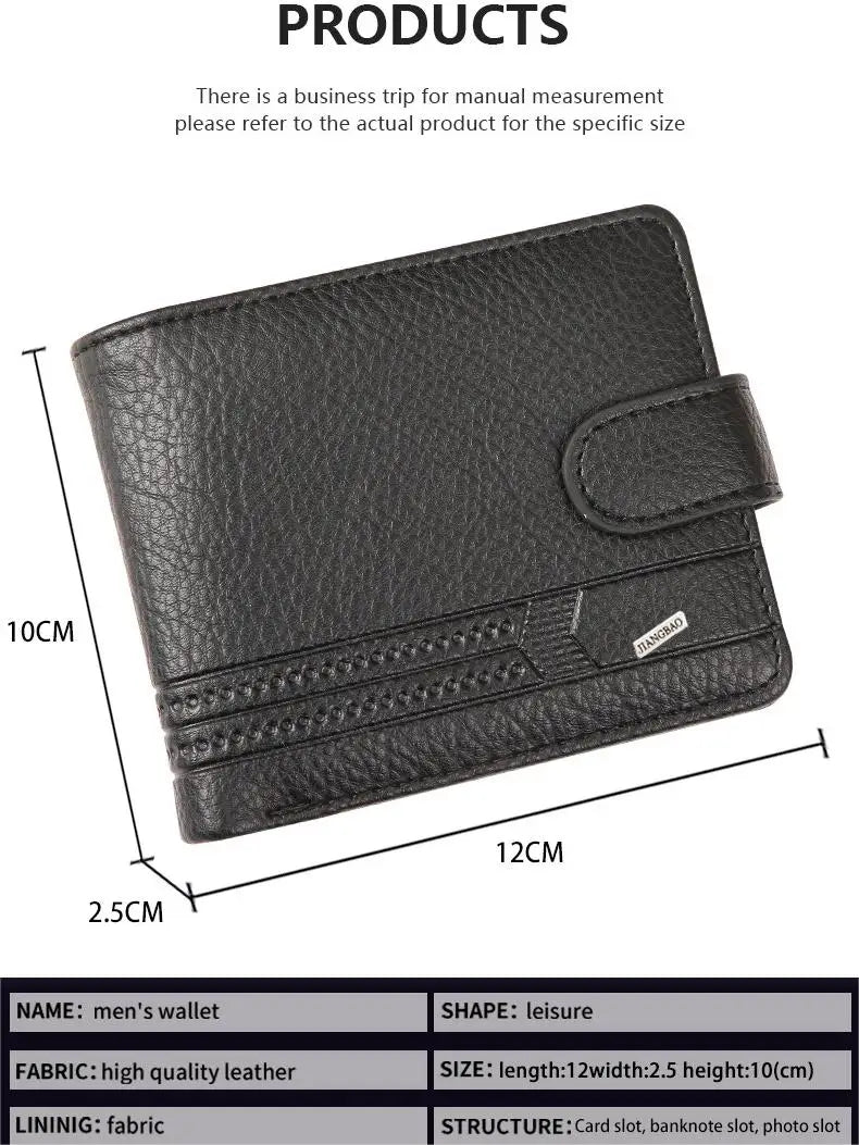Men's Slim Leather Multiple Card Holder