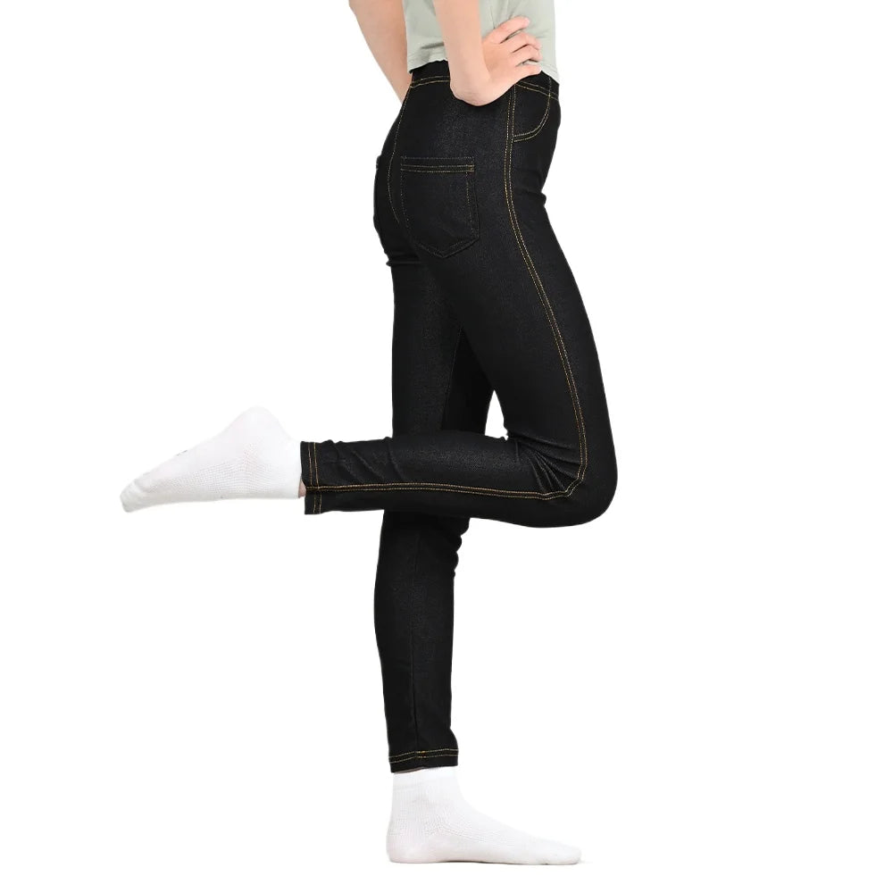 Denim skinny leggings Soft Breathable pants