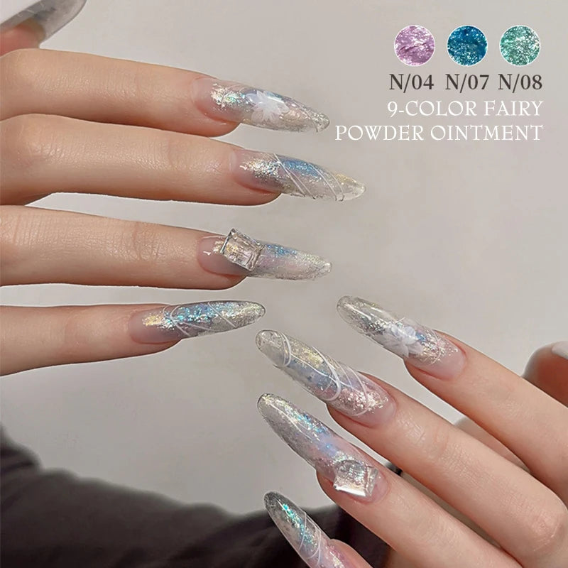 Nail Art Glue Glitter Powder