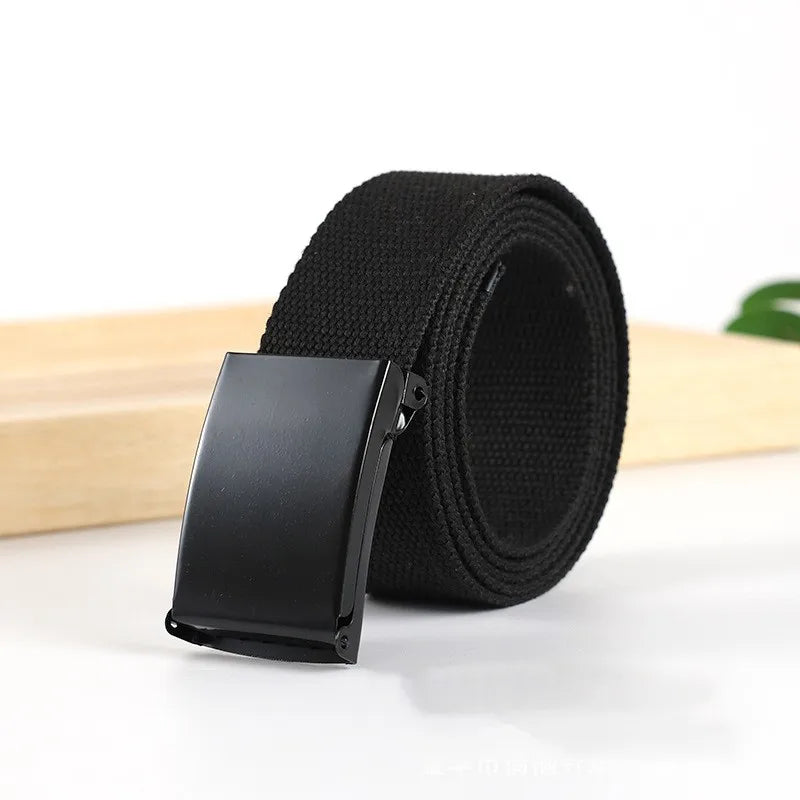 Fashion New Unisex Trousers Canvas Belt