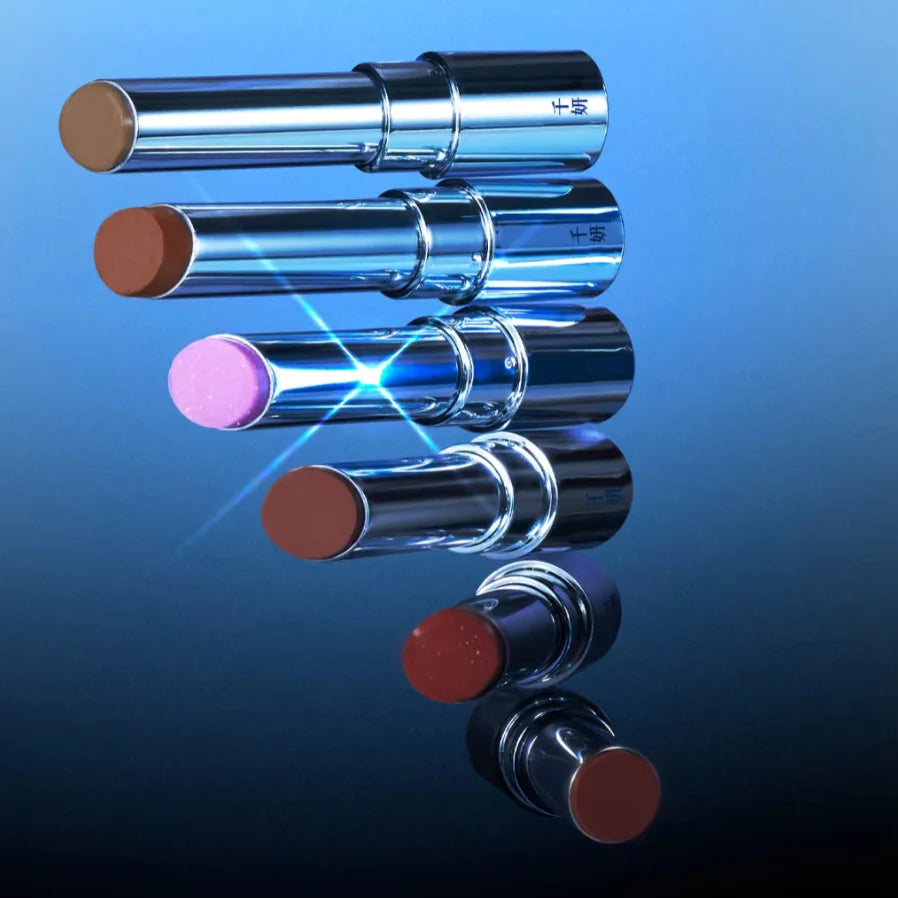 Glitter Eye Shadow Palette Lipstick Moisturize Lip Balm Mirror