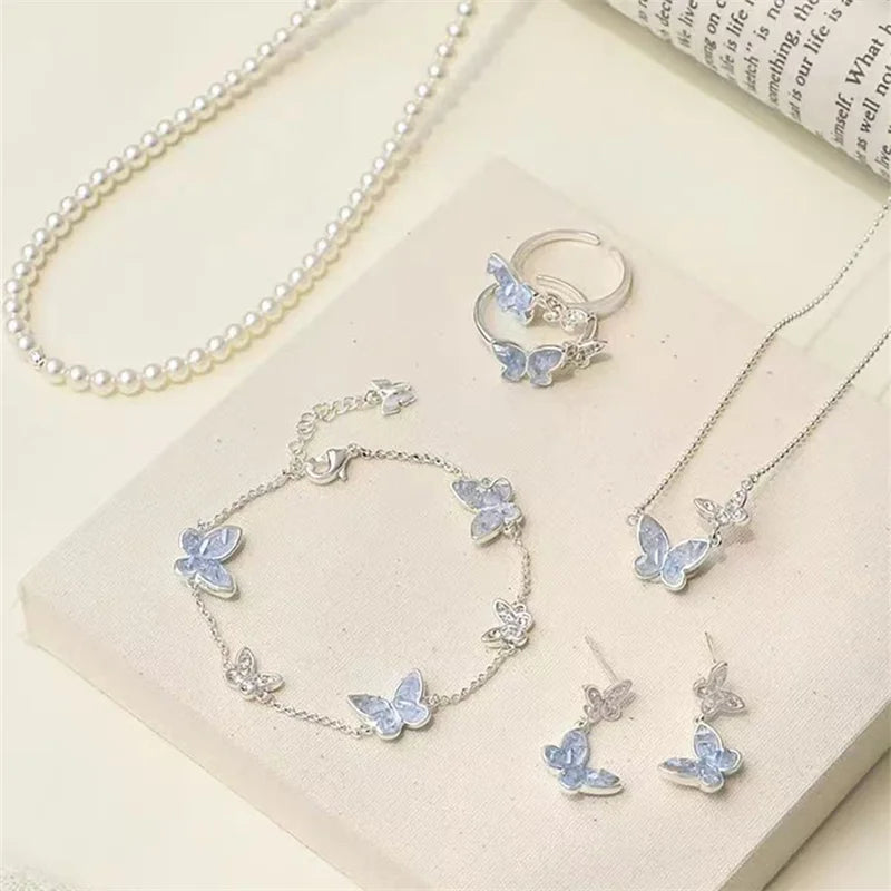 Fashion Butterfly Jewelry Set
