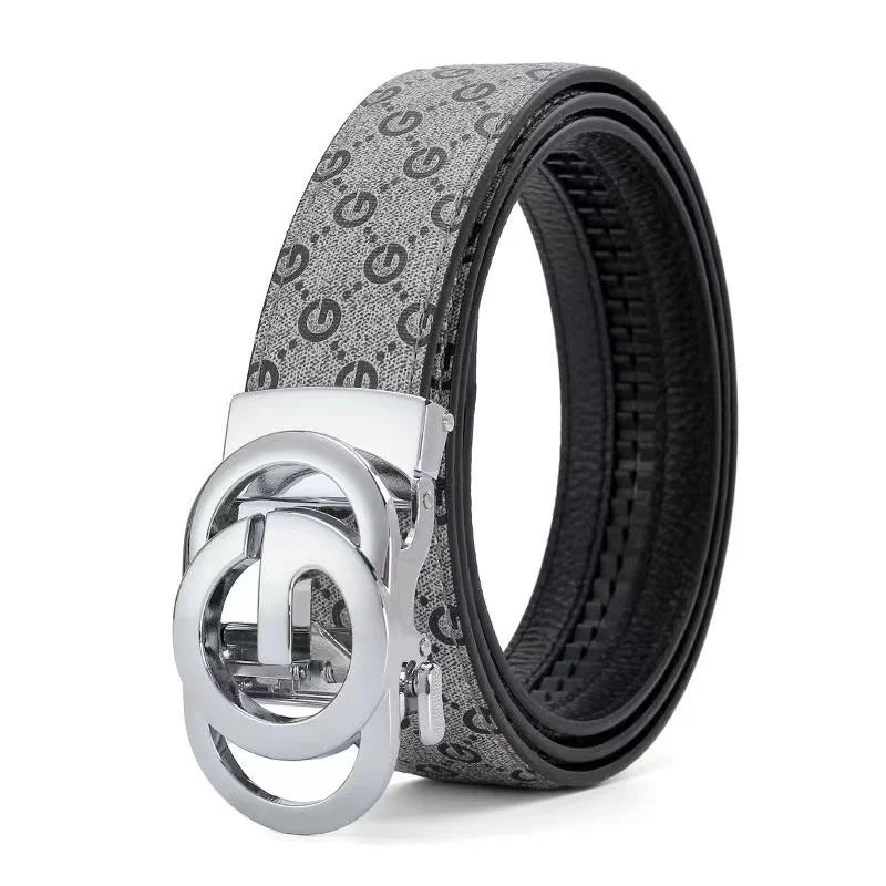 Top men's genuine leather fashion luxury belt