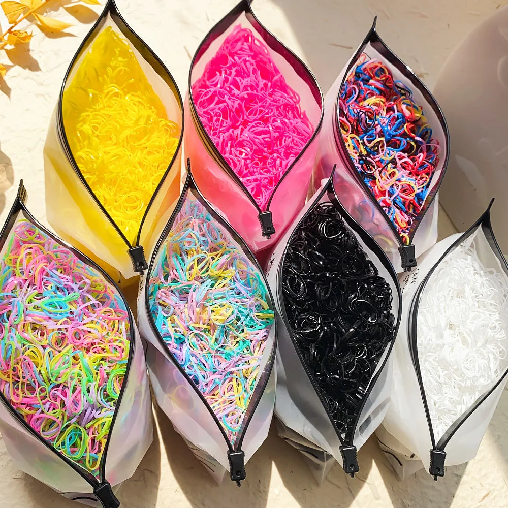 Disposable Rubber Band Hair Ties