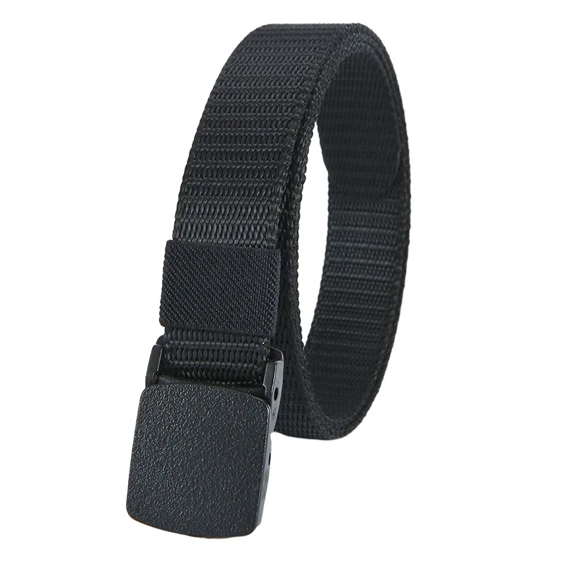 Military Unisex Automatic Buckle Nylon Belt
