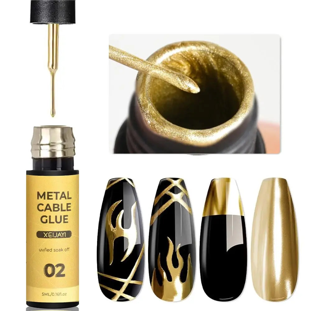 Metallic Painting Liner Gel Nail Polish