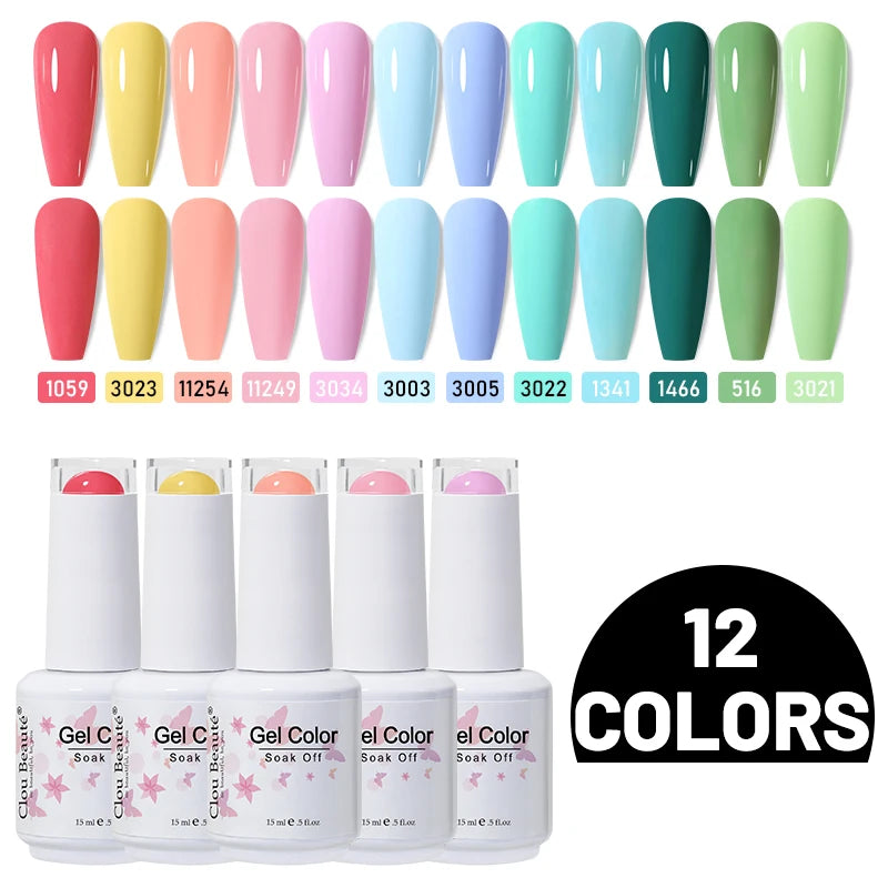 Gel Nail Polish Set