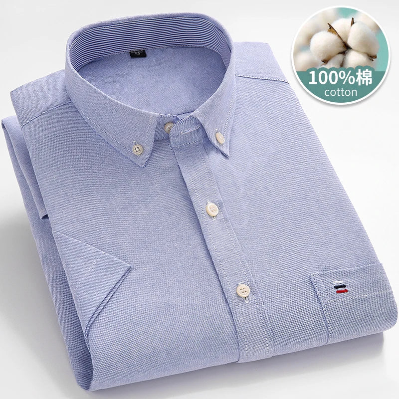 Oxford Cotton Casual Shirt For Men