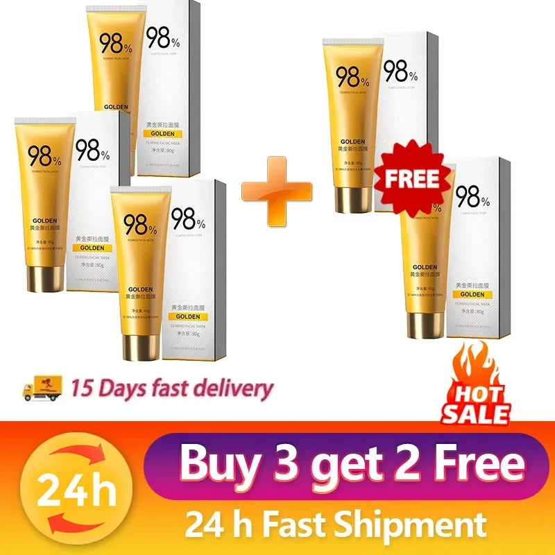 24K Gold Foil Peel-Off Facial Mask